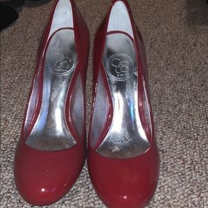 Jessica Simpson red heels size 6